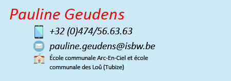 Pauline Geudens Informations