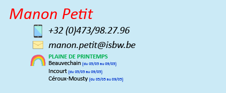 Manon Petit Informations